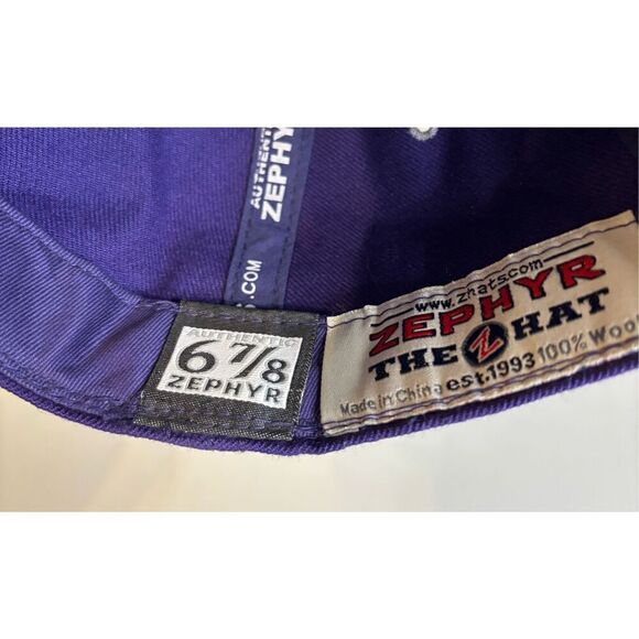 Zephyr TCU Baseball Cap Size 6 7/8 - Picture 7 of 7